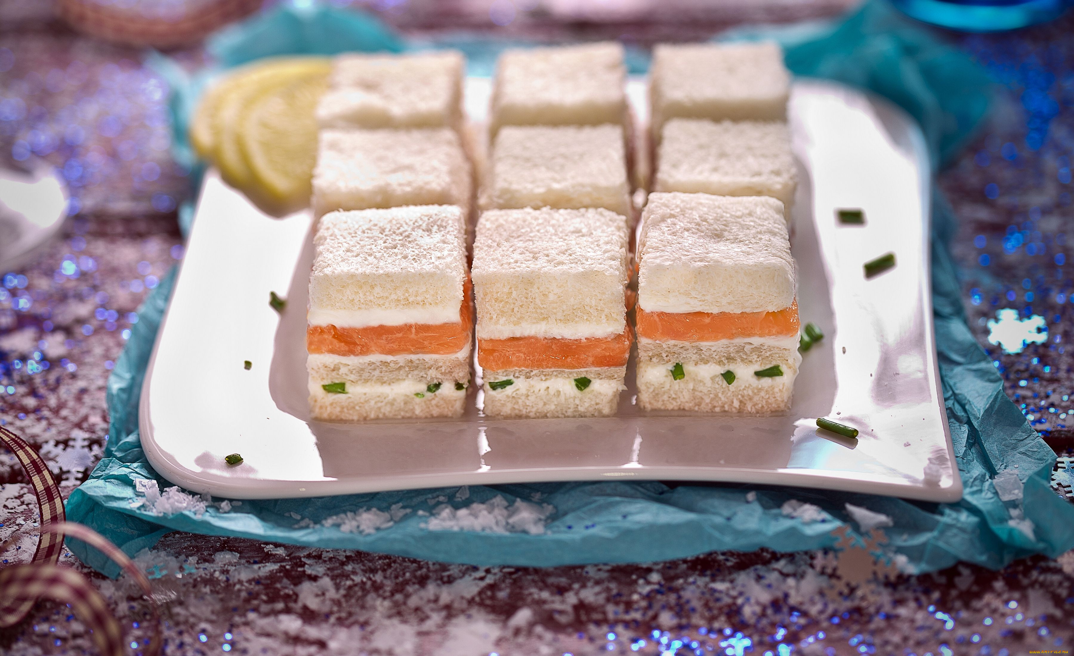 layered, smoked, salmon, sandwich, , , , , , 